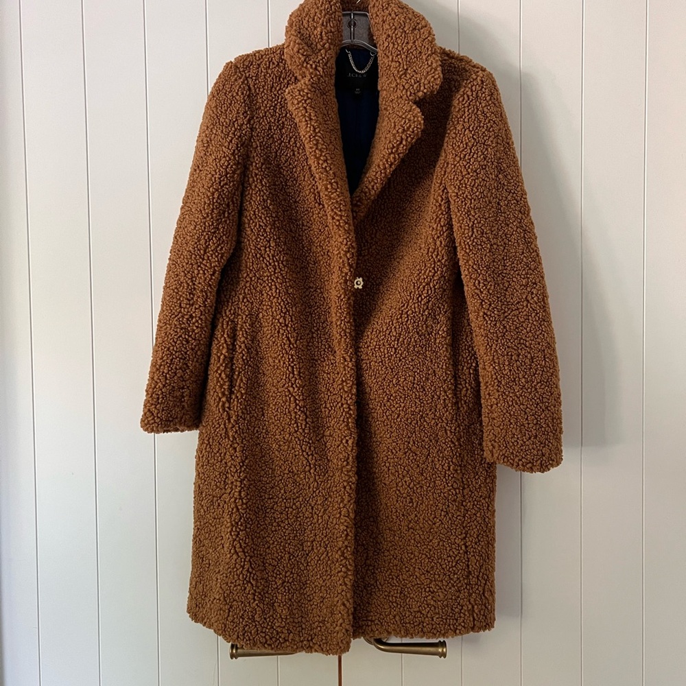 Jcrew Teddy Coat - Like New!